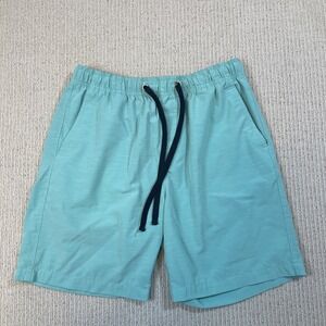 Tailor Vintage Mens Medium Shorts Pure Tec Cool Stretch Pockets Drawstring Green